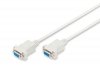 Digitus Kabel połączeniowy RS232 null-modem Typ DSUB9/DSUB9 Ż/Ż 1,8m szary